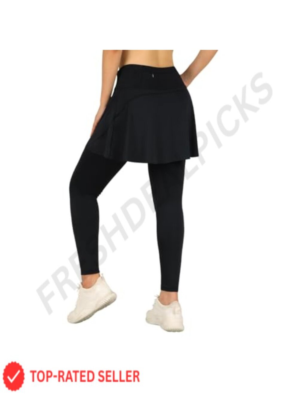 Women's Skirted Leggings with Pockets High Waisted Tennis Athletic Skort